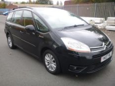 A Citroen C4 Picasso VTR Plus HDI A 7 Seater in black, Registration: YK07 RLU, 1.6 Diesel Estate '