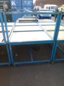 * 2 X Large Portable Tables. Please note there is a £5 Plus VAT Lift Out Fee on this lot