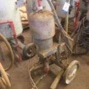 * Trolley Mounted Paint Sprayer Grayco. Please note this lot is located in Barton. Viewing and