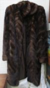 A Belarussian Mink Fur Coat/Jacket- in exceptional condition (est £250-£400)