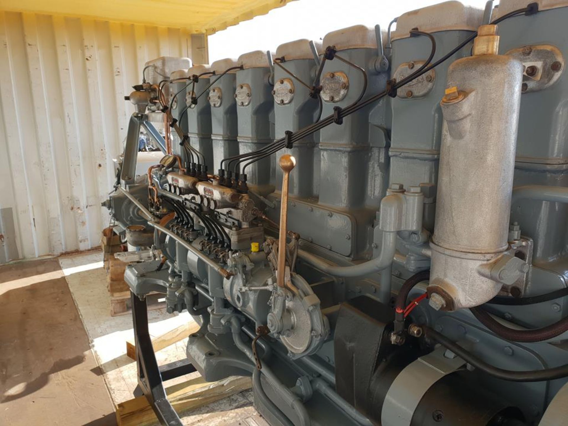 * Gardiner Type SL3B Reconditioned Marine Diesel Engine in Gearbox - Image 5 of 7