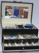 A lot to include a large Quantity of Silver Jewellery etc Numerous Dress Rings in Jewellery Case