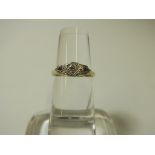 This is a Timed Online Auction on Bidspotter.co.uk, Click here to bid. A 9ct Gold three stone