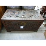 This is a Timed Online Auction on Bidspotter.co.uk, Click here to bid. A Chinese Camphorwood Chest