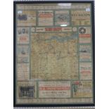 This is a Timed Online Auction on Bidspotter.co.uk, Click here to bid. A 1923/4 Map of Scunthorpe