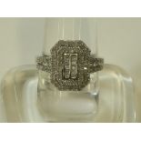 This is a Timed Online Auction on Bidspotter.co.uk, Click here to bid. A Multi Diamond Set Cluster