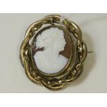 This is a Timed Online Auction on Bidspotter.co.uk, Click here to bid. A Victorian Cameo Brooch (est