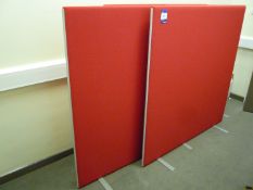 * 4 x Upholstered Privacy Screens
