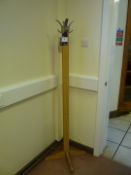 * Oak Effect Hat and Coat Stand