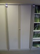 * Bisley Double Tambour Door Office Cabinets, 1950mm x 1000mm x 470mm