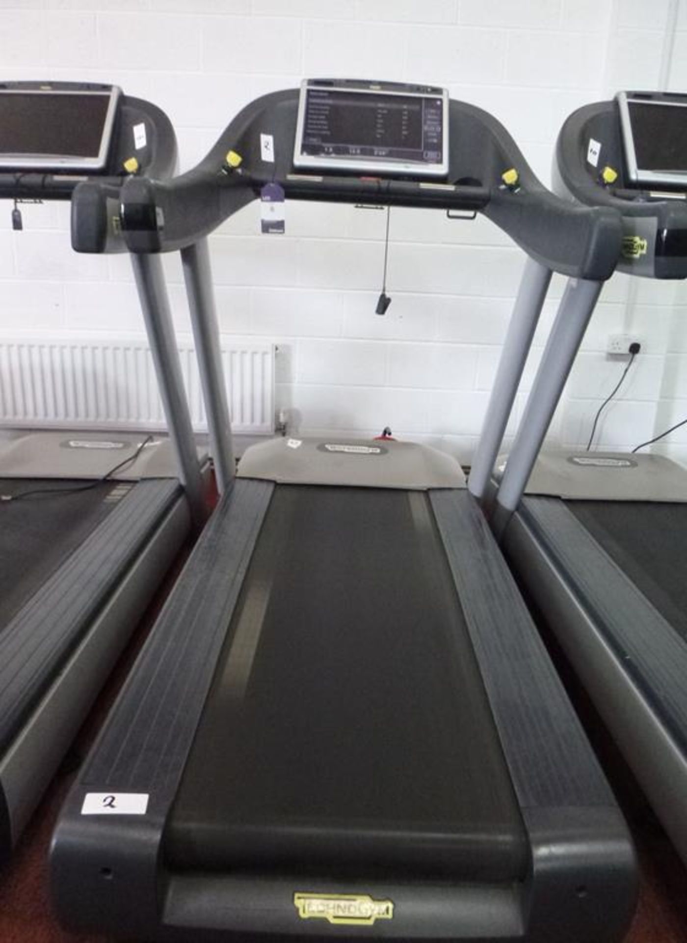 * A TechnoGym Model Dakbey Treadmill Touch Screen complete with iPod Dock s/n DAKBEY13002194 YOM - Image 4 of 4