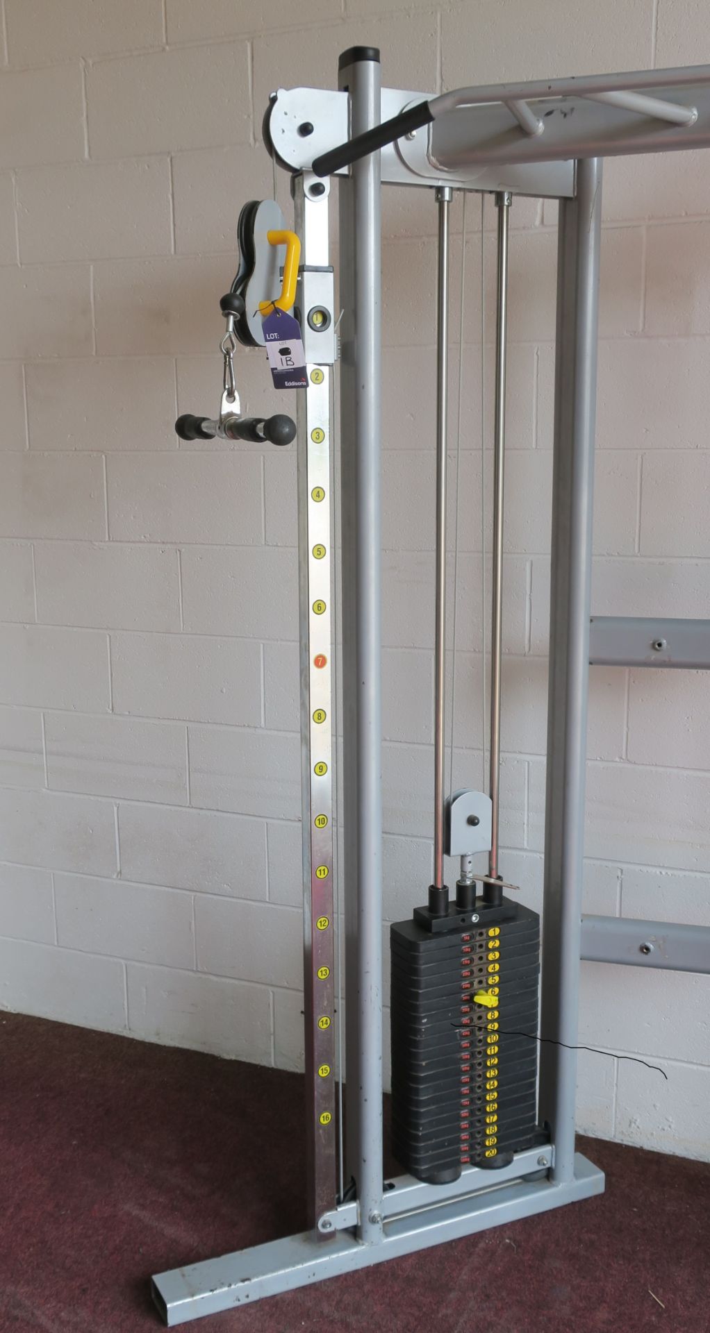 * A Leisurelines Twin adjustable Pulley Machine. Please note there is a £10 Plus VAT Lift Out Fee on - Image 2 of 3