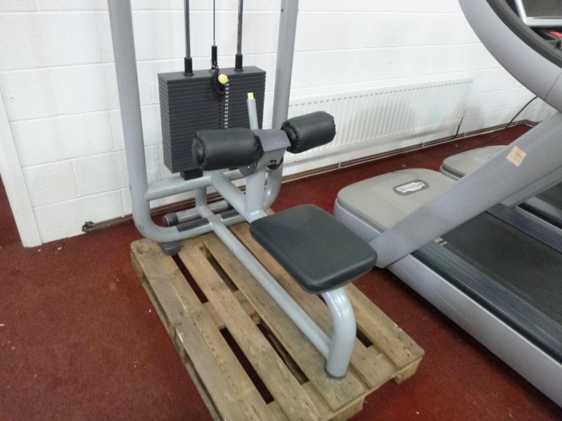 * A TechnoGym Lat Machine s/n MB4013100634 YOM 09/13 Weight Stack 120Kg. Please note there is a £5 - Image 2 of 3