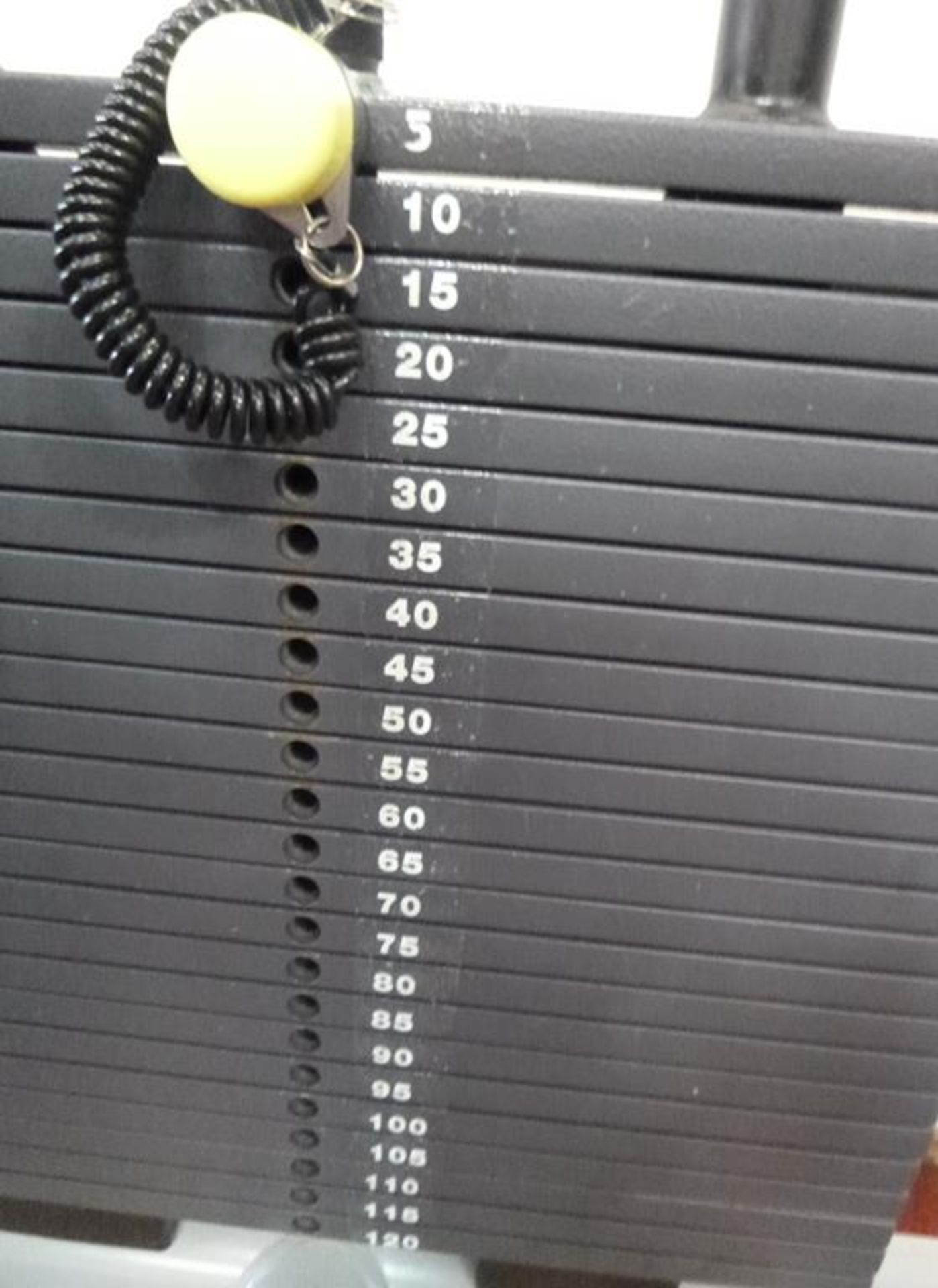 * A TechnoGym Lat Machine s/n MB4013100634 YOM 09/13 Weight Stack 120Kg. Please note there is a £5 - Image 3 of 3