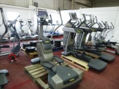 * A TechnoGym Crossover 700 complete with Touch Screen and iPod Dock s/n DAG73Y13000518 Yom 09/13.