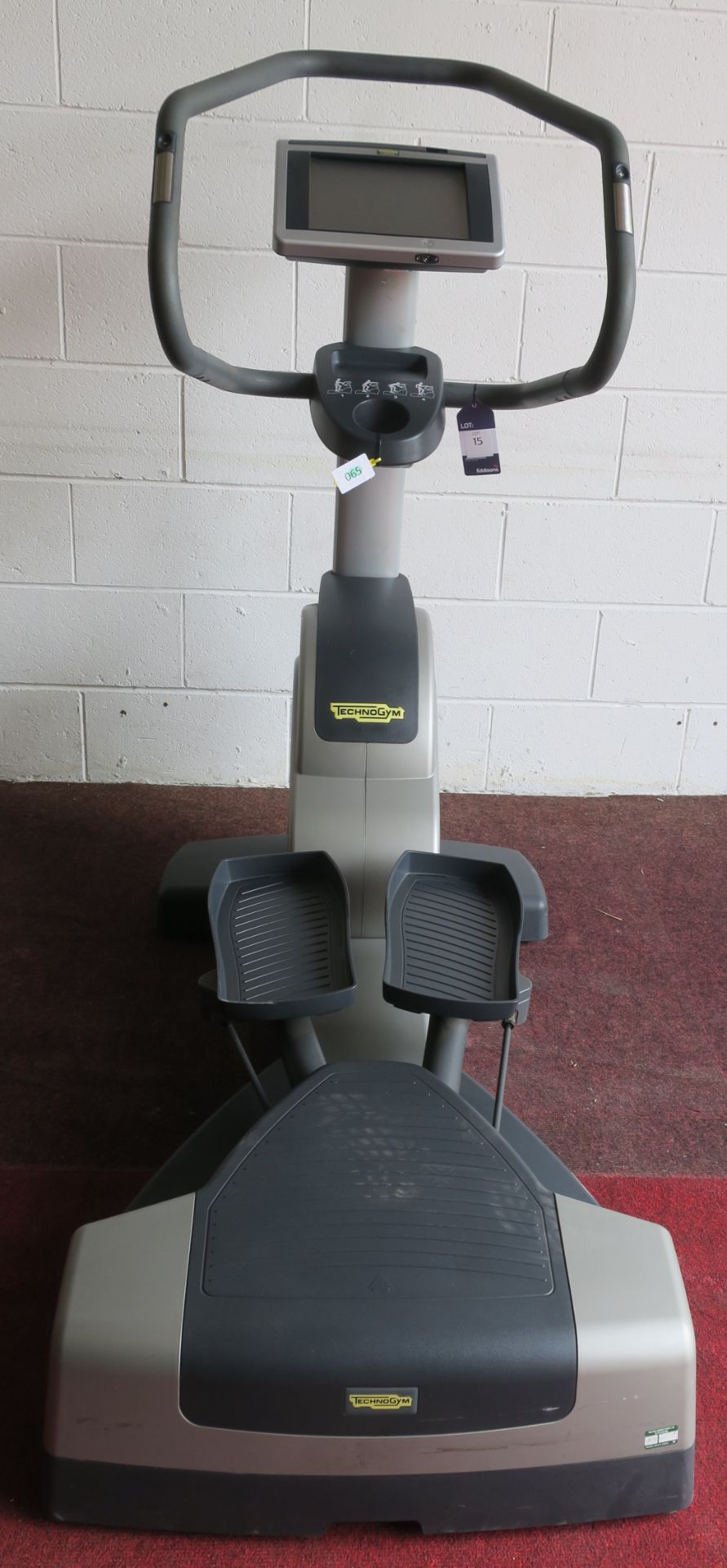 * A Technogym Wave EXC 700i with interactive screen. S/N D4973E07000456. Please note there is a £ - Image 2 of 5