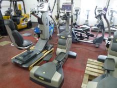 * A TechnoGym Crossover 700 complete with Touch Screen and iPod Dock s/n DAG73Y13000529 Yom 09/13.