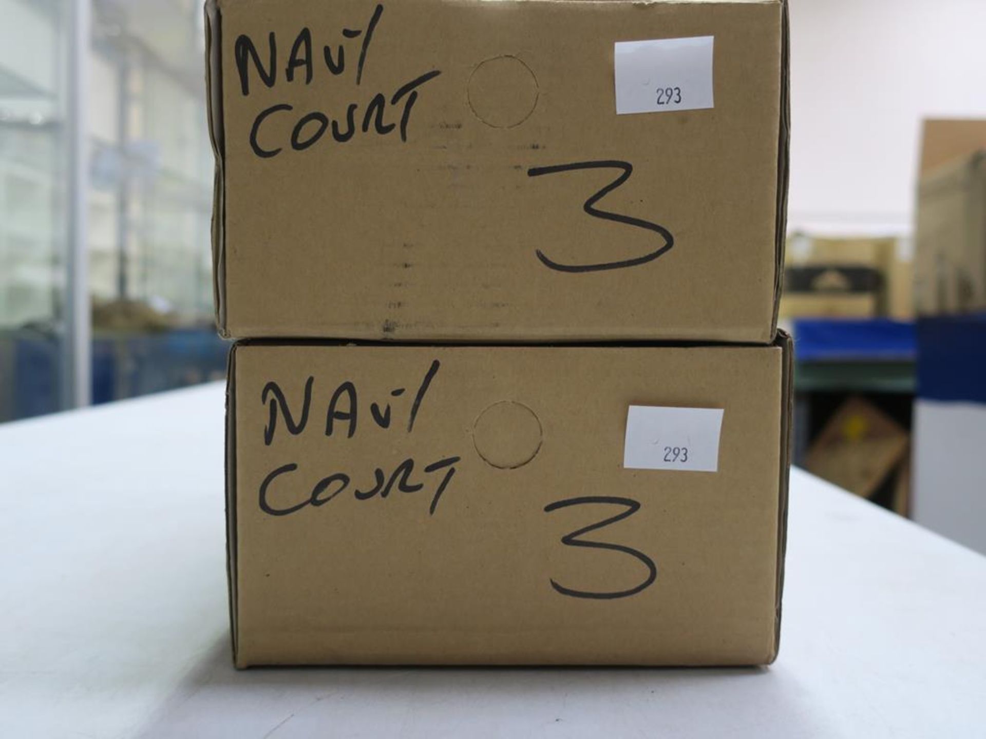 * Two pairs of New/Boxed Ladies Navy Court Safety Shoes size 3 (2) - Image 3 of 3