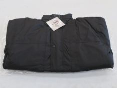 * A box of 5 x Black Knight Black Waterproof Jackets (size XL)