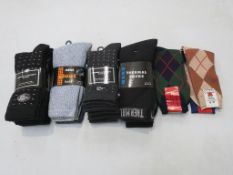 * Two boxes containing a selection of Socks (thermal and non thermal)