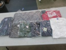 * A box of assorted Jumpers, Polo Shirts and Jackets (XS, S, M, L, XL, XXL)