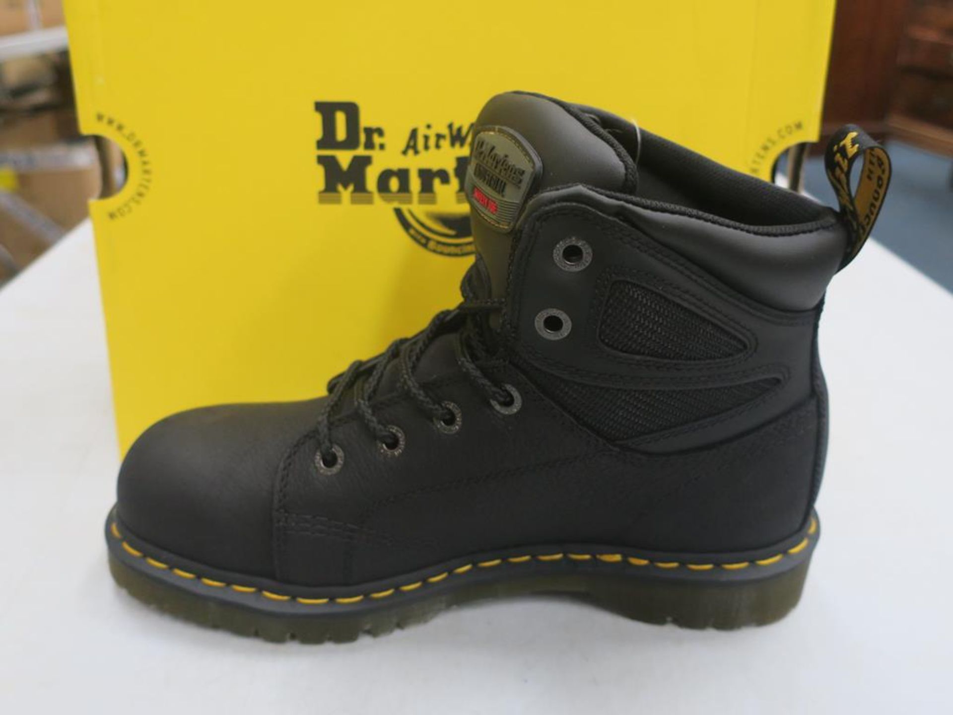 * A pair of New/Boxed Dr Martens Boots, Fairleigh ST, 21046001, Overlord in black, UK size 9 - Image 2 of 3