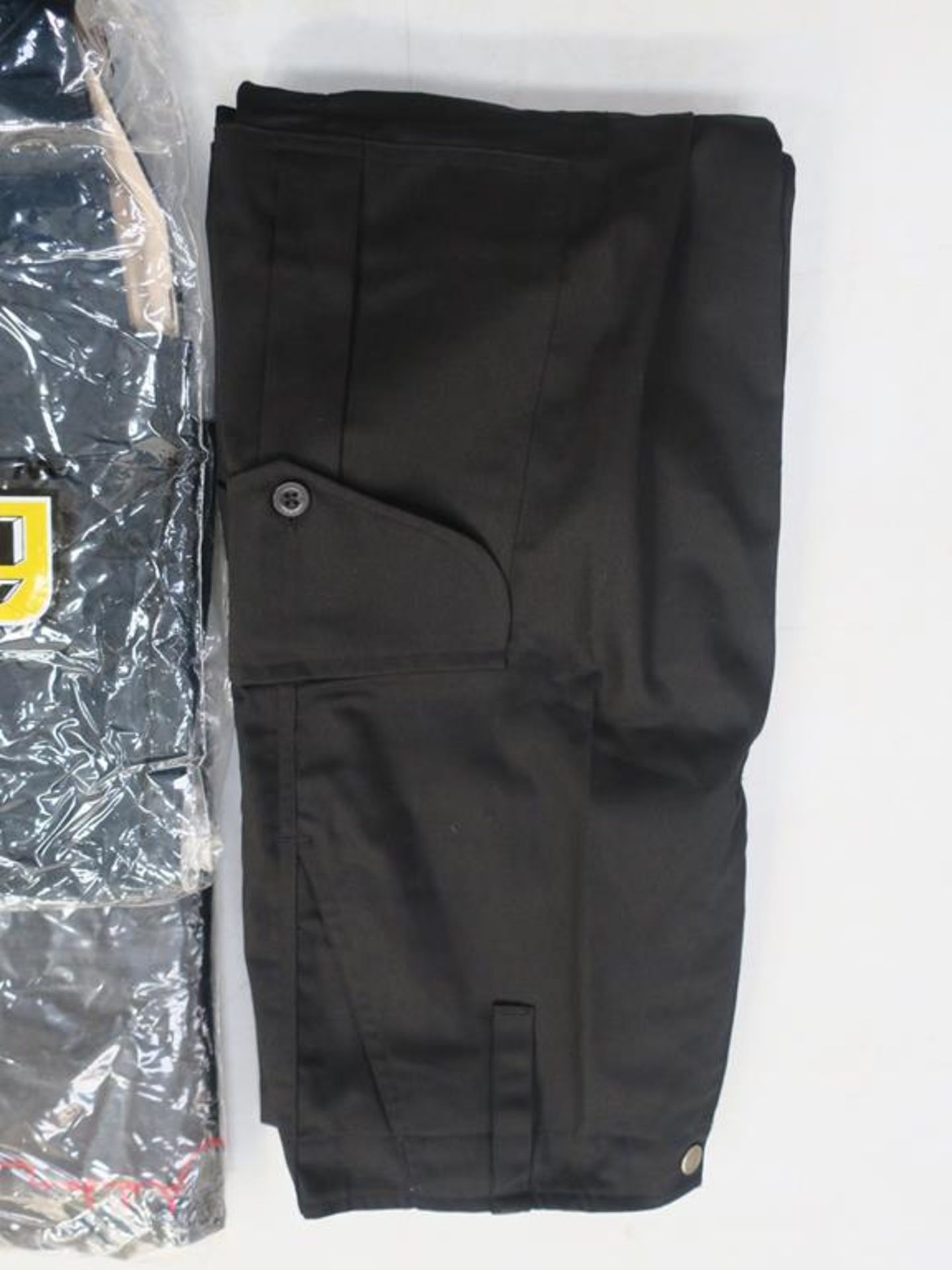 * A Box containing a selection of Work Trousers in navy/black including 'Dickies' (sizes include - Image 2 of 4