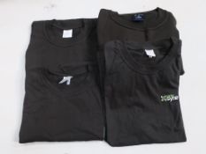* A box containing a selection of Black Pullovers/Jumpers and Black T-shirts (L, XL, 2XL, 3XL)