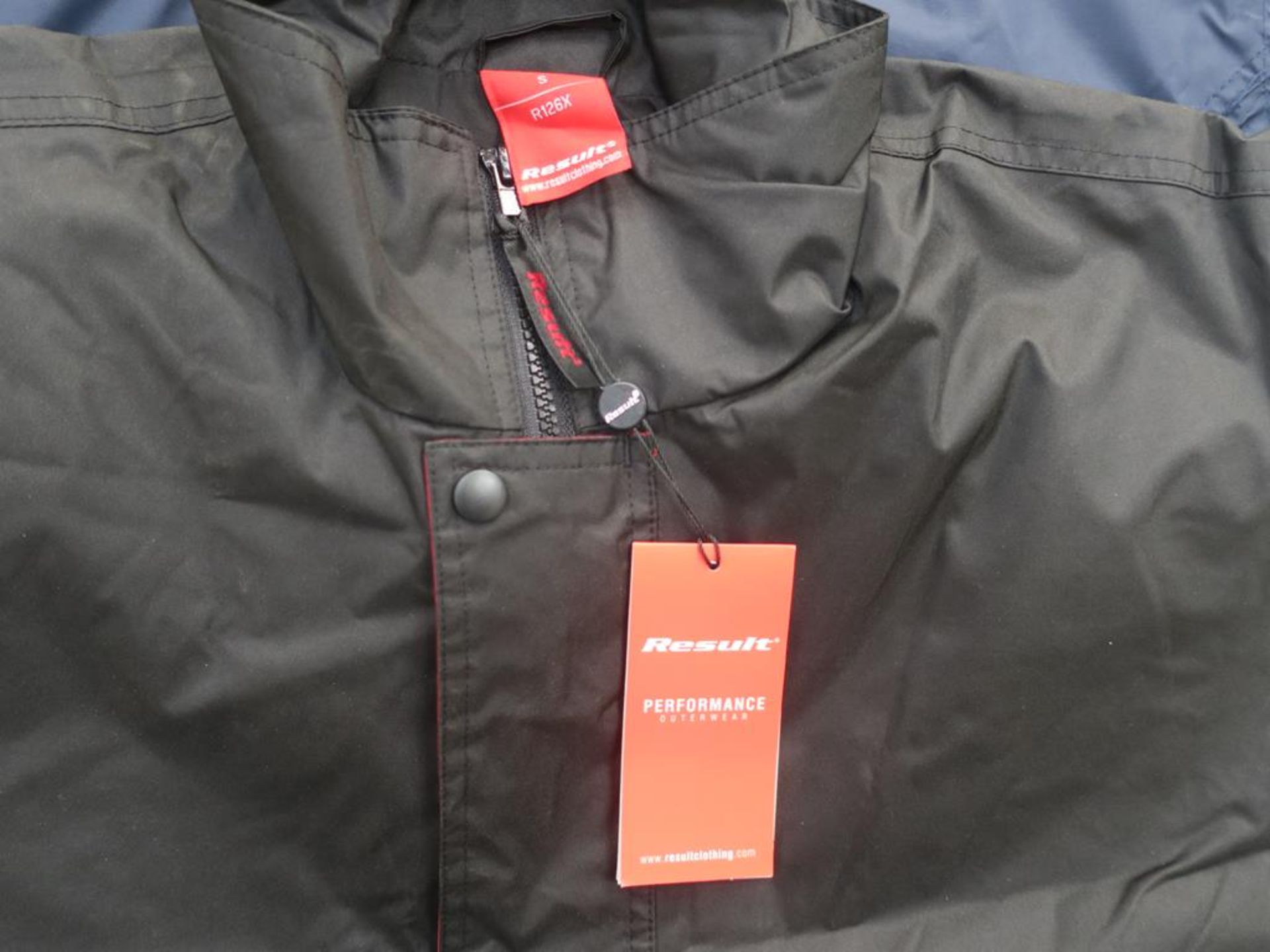 * A box of Waterproof Jackets in Navy and Black (sizes include S,M,and L (5) - Image 2 of 4