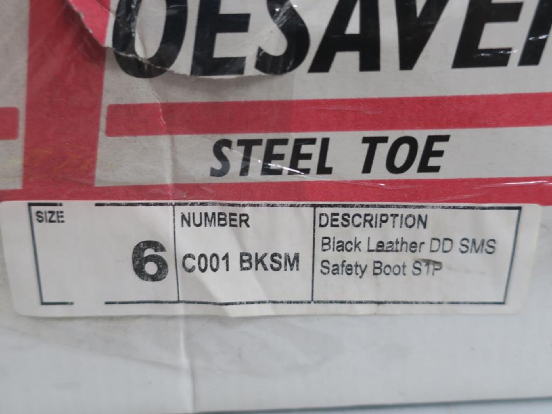 * A pair of New Safety Shoes by ToeSavers in black size 6 together with a pair of New/Boxed - Image 3 of 3