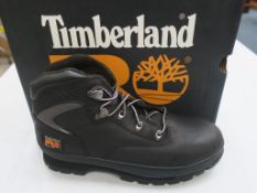 * A pair of New/Boxed Timberland Pro Boots, Euro Hiker 2G, Steel Safety Toe in black, UK size 7m