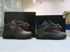 * Two pairs of new/boxed Johnscliffe Footwear: a pair of Brown Leather 'Highlander II' Hiking