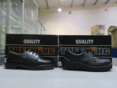 * Two pairs of new/boxed Tuffking Footwear: a pair of Black Deep Cleat Air Cushion Soled Non