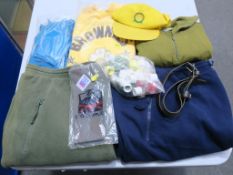 * Two boxes of clothing including Jogging Bottoms (5XL), Childrens Sweatshirts, Shirts (2XL),