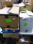 * 8 X boxes of various Workwear to include White Open Ended Zips, Summit Coats and Coveralls