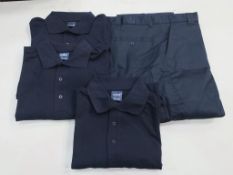 * A box containing a large quantity of Blue short sleeve Polo Shirts (XL & XXL) etc