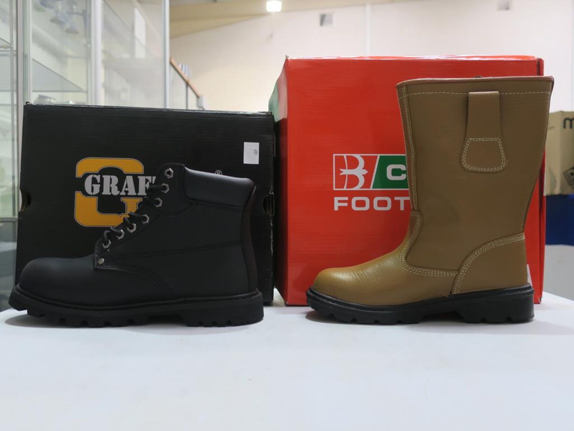 * Two pairs of new/boxed Safety Footwear: one pair of Click Rigger Boots unlined size 5 and a pair - Image 2 of 3