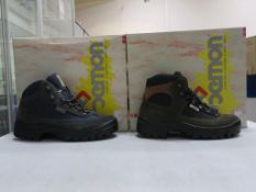 * Two pairs of new/boxed D-Tech Demon Shoes: a pair of Cortina Teak/Black size 37 (UK size 4) and