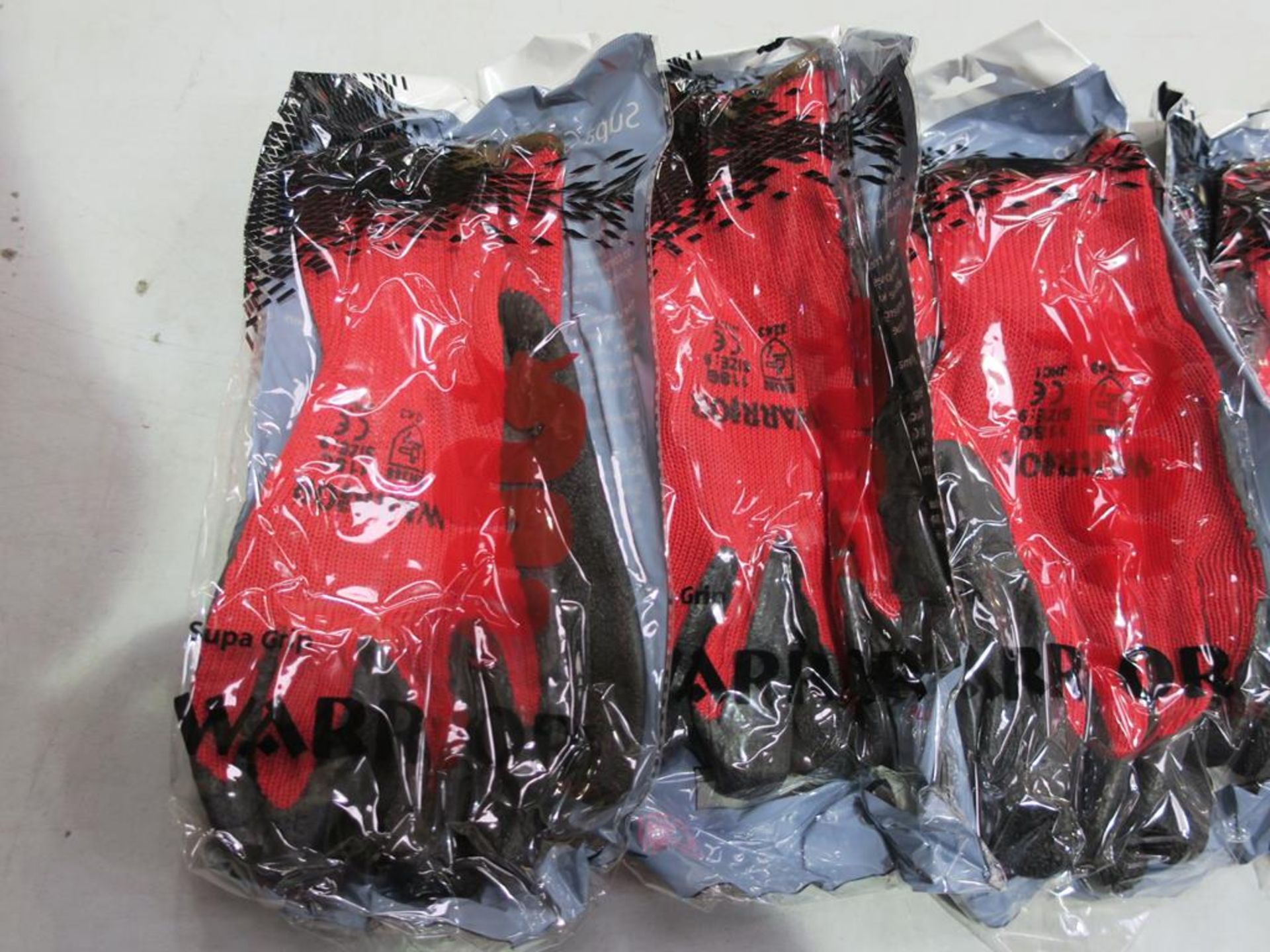 * A box of 120 pairs of size 9 Black and Red Workwear Gloves - Image 2 of 3