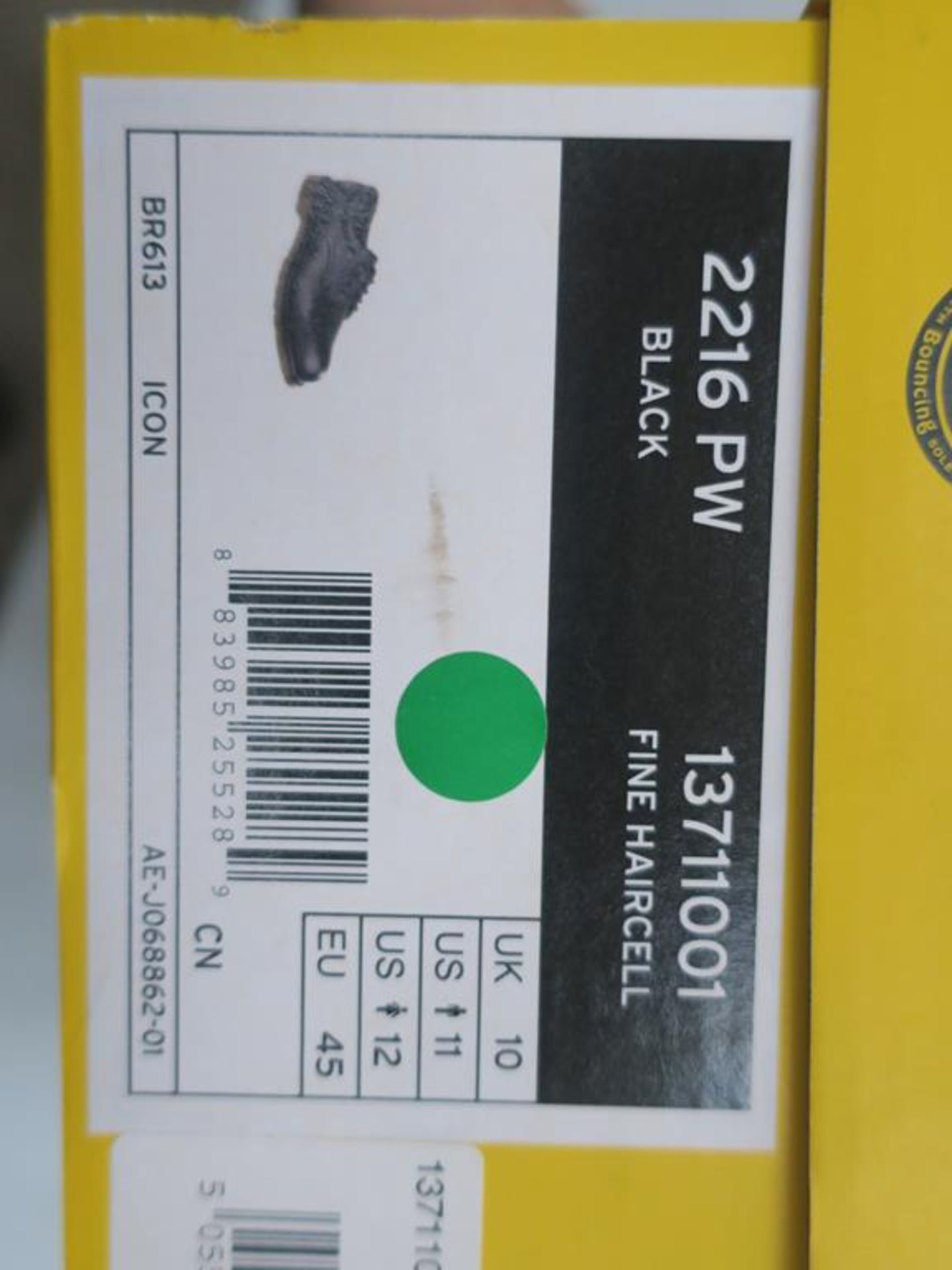 * A pair of New/Boxed Dr Martens shoes, 2216 PW black fne haircell, (13711001) UK size 10 - Image 3 of 3