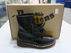 * A pair of new/boxed Dr Martens Black Smooth 3 eyelet Boots size 3