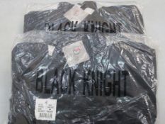 * A box of five Black Knight Black 'JKC' Jackets (size Medium)