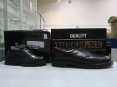 * Two pairs of new/boxed Footwear: a pair of Tuffking Black Deep Cleat Air Cushion Soled Non