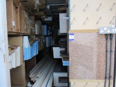 Large quantity drawer and door fronts to 20ft ship