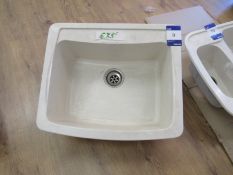 Single bowl sink, 610 x 500mm