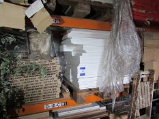 Large quantity cabinet doors to bays, racking not
