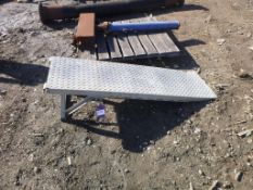 * Single Challenger Galvanised Ramp