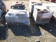 * 2 x Pallets Red Block Paving, Various