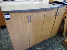 4 Door office counter cupboard