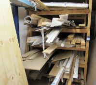 Large quantity assorted timber to rack